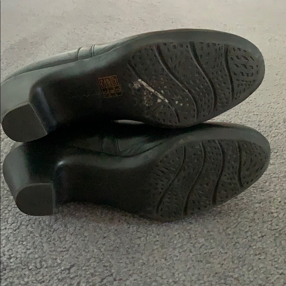 Black Leather Ankle Booties - Picture 6 of 13